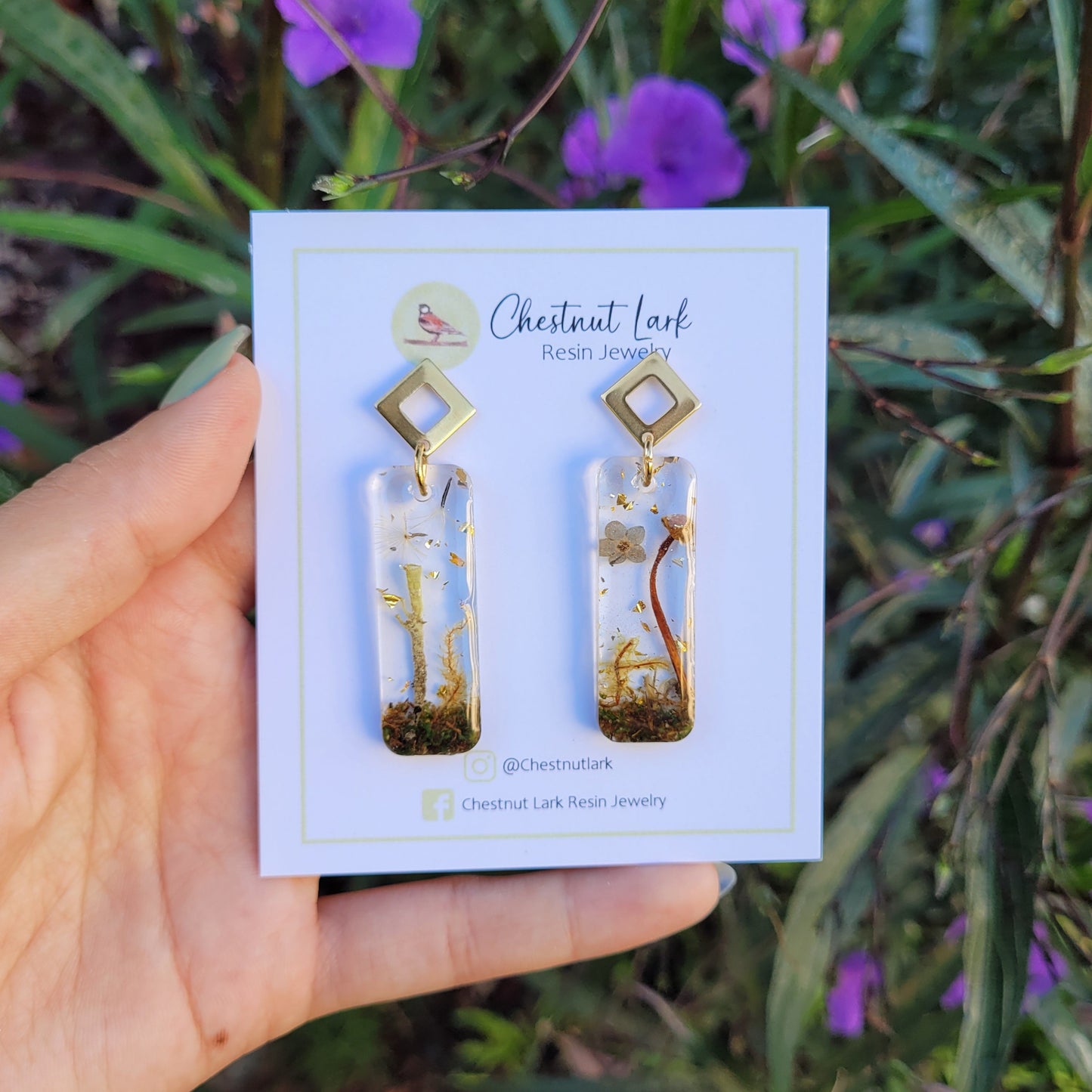 Mushroom earrings